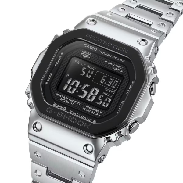G-SHOCK 腕時計 フルメタル ブラックベゼル GMW-B5000BT-1JF メンズ