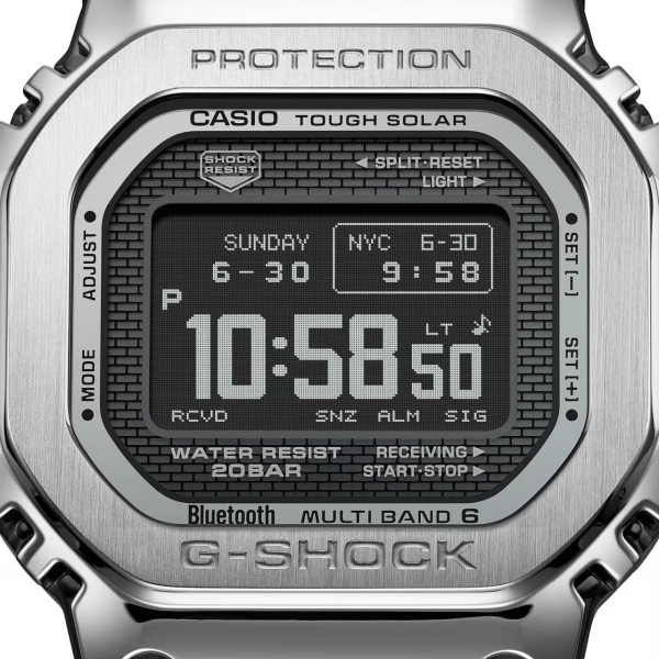 G-SHOCK 腕時計 フルメタル MIP液晶モデル シルバー GMW-BZ5000D-1JF