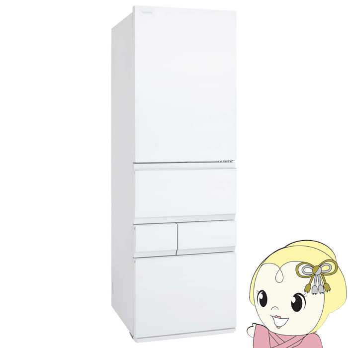 [�\��]�①�� �y�W���ݒu��z ���� TOSHIBA 501L 5�h�A �t���X�g�z���C�g ���J�� GR-A500GTL-TW