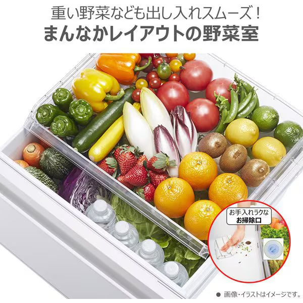 [予約 約1週間以降]冷蔵庫【標準設置費込】東芝 TOSHIBA VEGETA 右開き 356L 3ドア グレインアイボリー GR-W36SV-UC ぎおん | TOSHIBA | 01