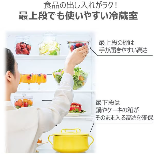[予約 約1週間以降]冷蔵庫【標準設置費込】東芝 TOSHIBA VEGETA 右開き 356L 3ドア グレインアイボリー GR-W36SV-UC ぎおん | TOSHIBA | 02