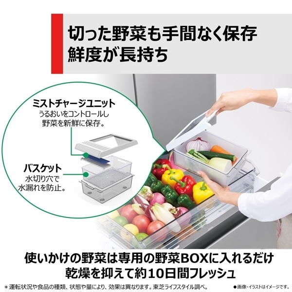 TOSHIBA 冷蔵庫、冷凍庫（ドア枚数：6枚ドア）の商品一覧｜キッチン