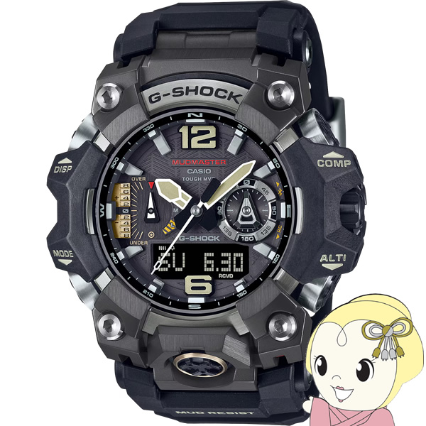 カシオ CASIO G-SHOCK MUDMASTER マッドマスター GWG-B1000-1AJF メンズ 腕時計 電波ソーラー Bluetooth アナデジ 樹脂バンド ブラック