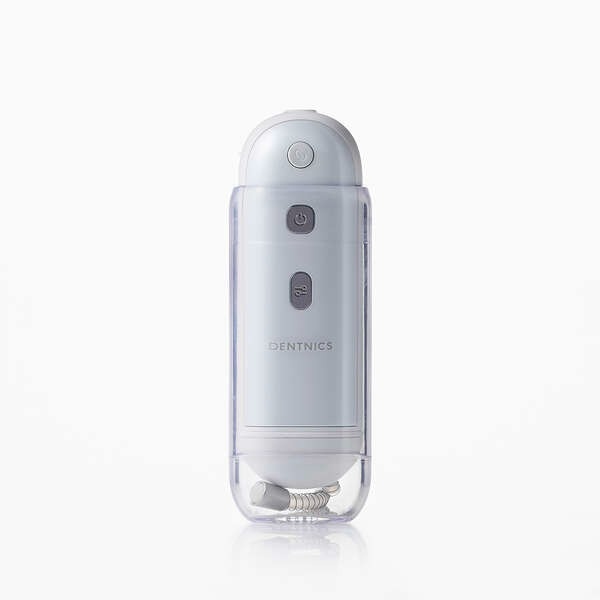 口腔洗浄器 エレコム デンタルウォッシャー DENTNICS 収納タンク 伸縮タイプ UV除菌機能 4モード IPX7 ホワイト ELECOM HC-JF02WHの画像