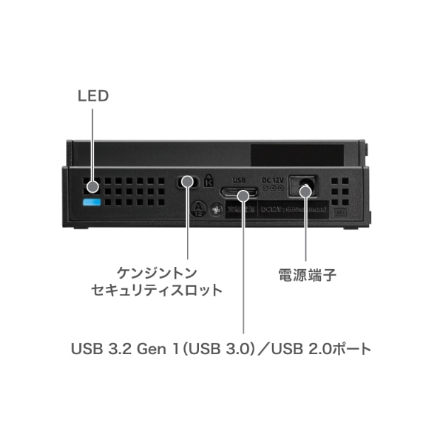 I-O DATA（アイ・オー・データ機器） 外付けHDD 12TB 大容量 USB3.2