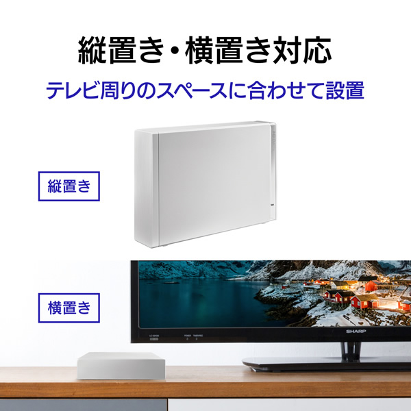 アイ・オー・データ 外付けHDD 1TB テレビ録画＆パソコン両対応 I-O DATA HDD-UT1W :HDD-UT1W:ぎおん - 通販 -  Yahoo!ショッピング