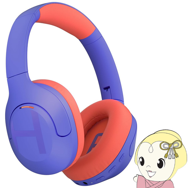 ヘッドホン HAYLOU ノイズキャンセリング機能搭載 Bluetoothヘッドホン パープル HL-S35PL