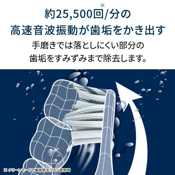 オムロン（OMRON） 音波式電動歯ブラシ 充電式 ホワイト HT-B3190-W