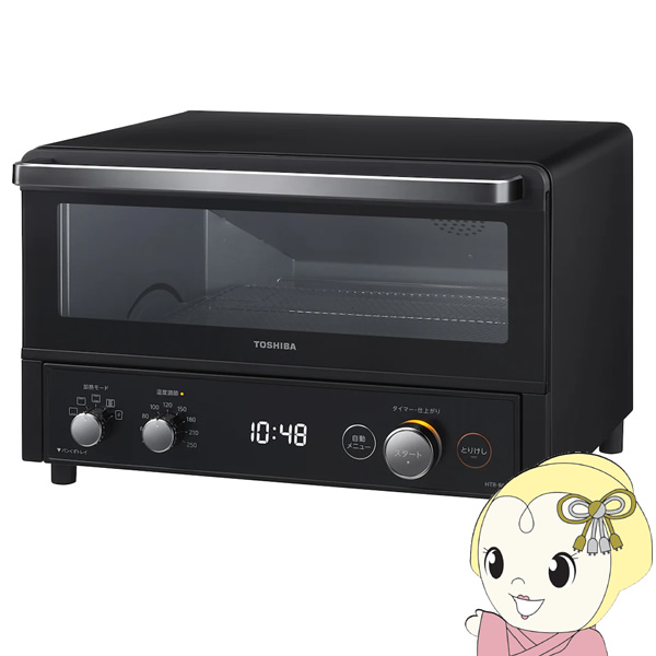 【新品・未使用】TOSHIBA HTR-R8 K ブラックトースター オーブントースター 東芝 TOSHIBA ブラック HTR-R8-K : ぎおん