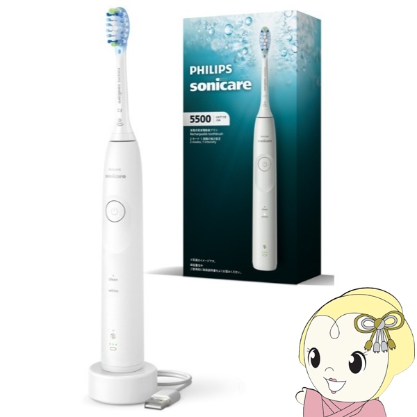 �d�����u���V �t�B���b�v�X Philips �\�j�b�P�A�[ Sonicare 5500�V���[�Y HX7110/04 �z���C�g