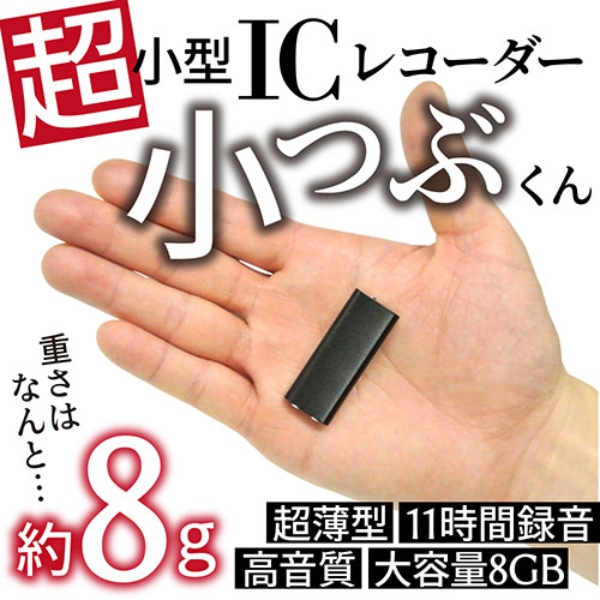 キヨラカ 超小型 ICレコーダー 「小つぶ君」 IC-U04/srm : スーパー