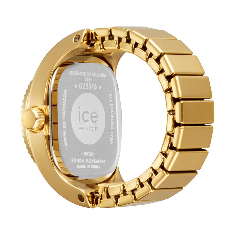 ice watch リングウォッチ「シュシュ」。ローズ-ゴールド:025519 ICE WATCH（アイスウォッチ） 指時計 Chouchou（シュシュ） リング