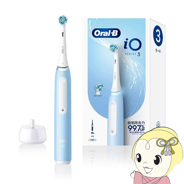 電動歯ブラシ BRAUN ブラウン Oral-B（オーラルB） アイスブルー iO3 