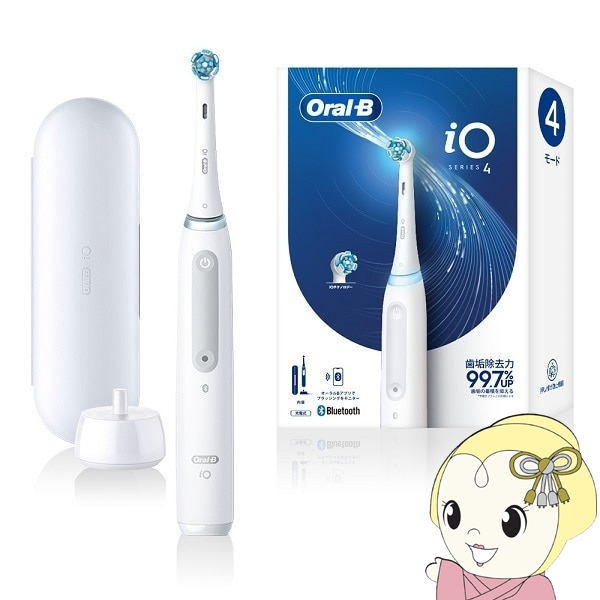 電動歯ブラシ BRAUN ブラウン Oral-B オーラルB iOシリーズ iO4 クワイトホワイト IOG41A61KWT