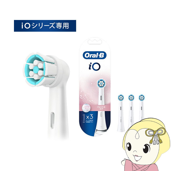 �ւ��u���V BRAUN �u���E�� Oral-B �W�F���g���P�A�u���V 3�{�� �z���C�g IORBSW-3EL