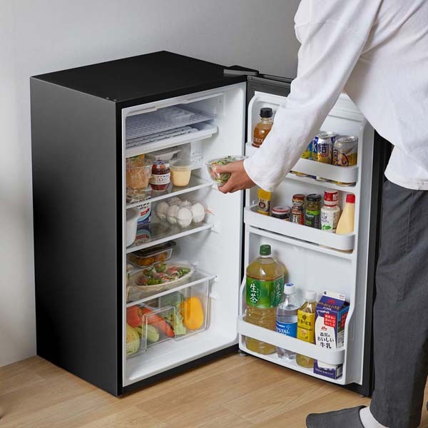 冷蔵庫 アイリスオーヤマ 小型冷蔵庫 93L 右開き 1ドア 幅47.2cm ブラック IRJD-9B-B セカンド冷蔵庫 一人暮らし 新生活 IRIS OHYAMA（アイリスオーヤマ） 冷蔵庫 小型冷蔵庫 93L 右開き 1ドア