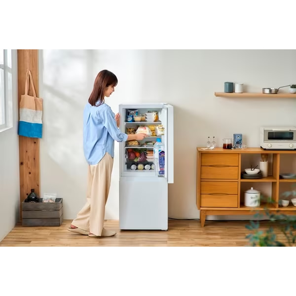 冷凍冷蔵庫 アイリスオーヤマ 133L ホワイト IRSD-13A-W｜gion｜09