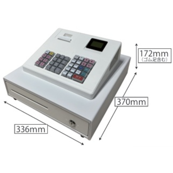 クローバー電子 レジスター JET-400Z 感熱紙タイプ 軽減税率対応モデル