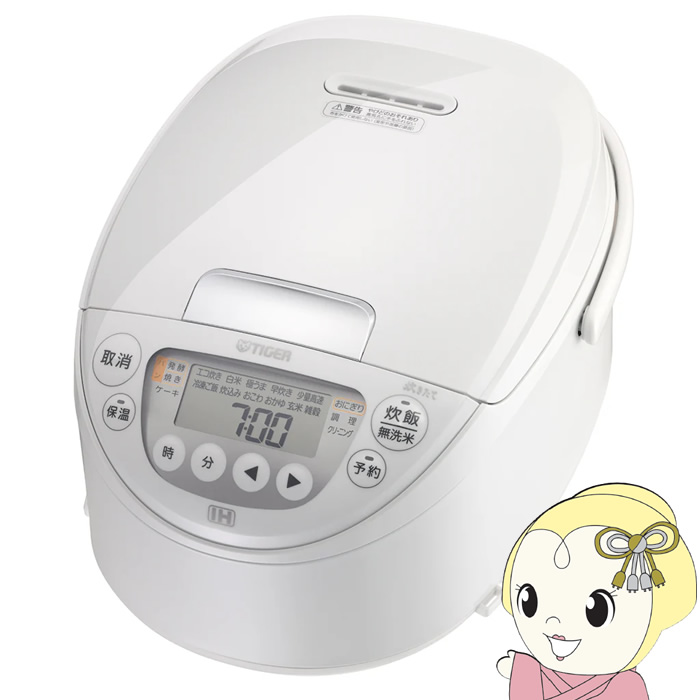 ���ъ� TIGER�@ �^�C�K�[ IH���уW���[ �������� 5.5������ �s���A�z���C�g JPW-M100-WY