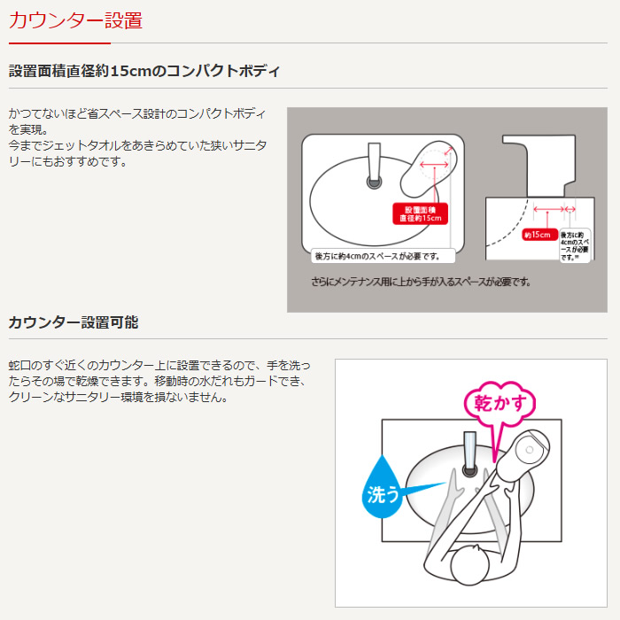 タオル・バス用品 未使用品 取説有 三菱ハンドドライヤー ジェット
