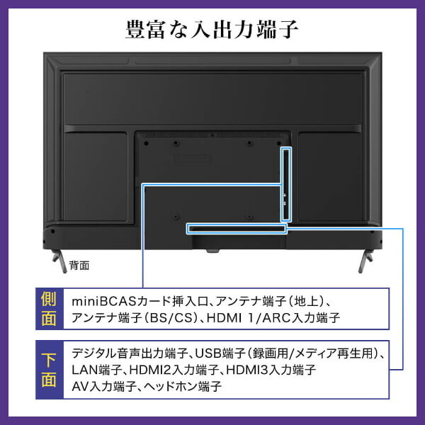 即日受渡❣️全国送料込4年前購入マクスゼン43V型液晶TVゲームモード搭載 Amazon | MAXZEN テレビ 43型 43インチ 4K対応 液晶テレビ 地上・BS