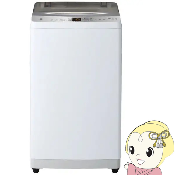 Haier �S��������@ �z���C�g JW-UD80B white Haier �n�C�A�[�� �c�^ ����8.0kg �������� DD�C���o�[�^�[���[�^�[