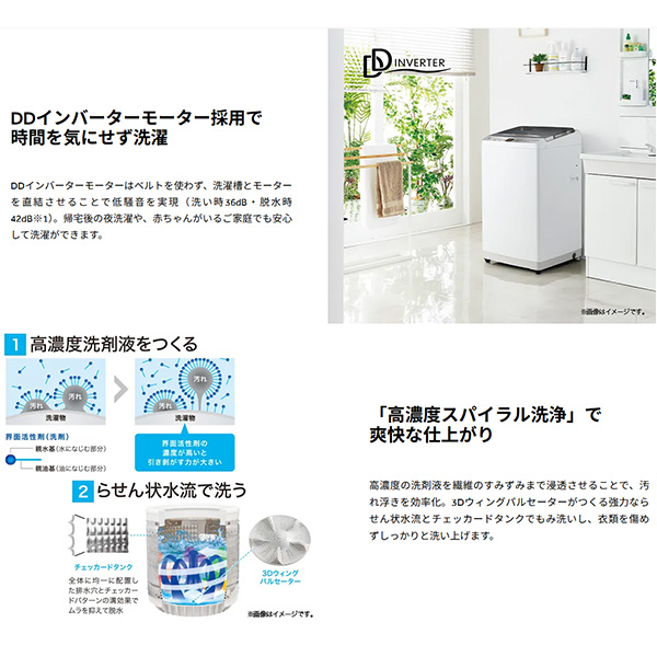 Haier（ハイアール） 全自動洗濯機 ホワイト JW-UD80B white Haier 縦