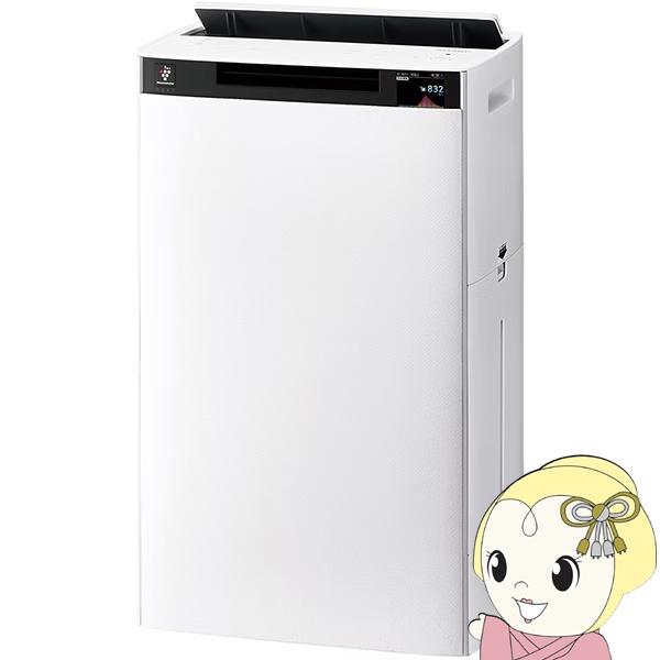 �V���[�v SHARP ������C����@ KI-WX75-W �z���C�g�n ��C����K�p���ʐρi�ڈ��j�`22��E�ő������900mL/h