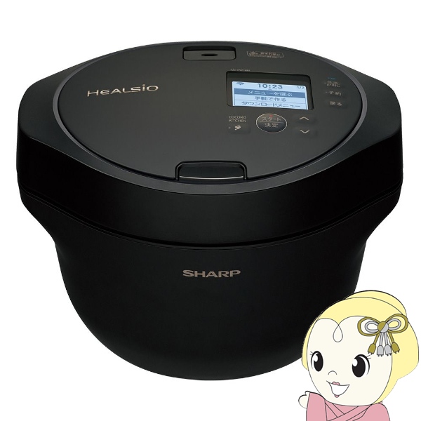 Yahoo! Yahoo!ショッピング(ヤフー ショッピング)シャープ ヘルシオ ホットクック KN-HW16H-B プレミアムブラック SHARP 水なし自動調理鍋 無線LAN搭載 1.6L