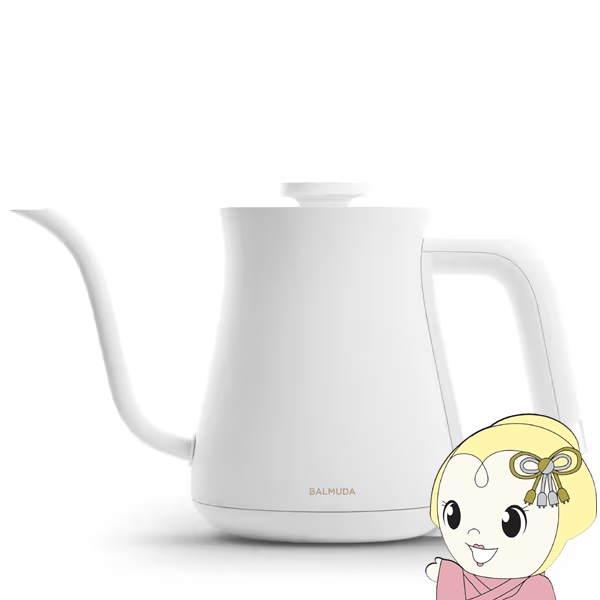 BALMUDA バルミューダ 電気ケトル BALMUDA The Pot（バルミューダ ザ・ポット） 0.6L ホワイト KPT01JP-WH | BALMUDA