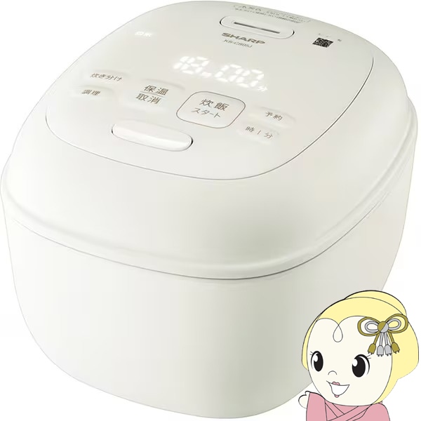 ���ъ� �V���[�v SHARP 3������ �}�C�R�� �W���[���ъ� �z���C�g KS-CS05J-W