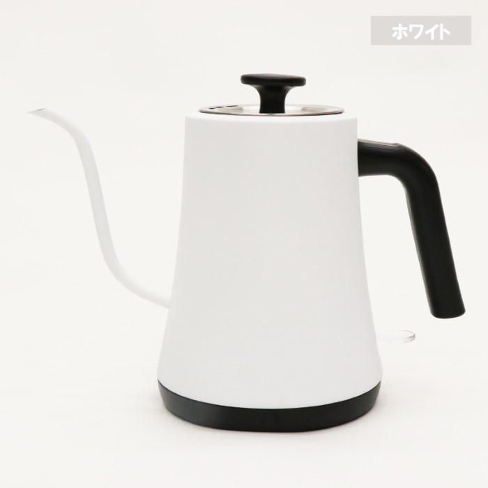 HIRO ヒロコーポレーション グースネックケトル 1L  電気ケトル 細口ノズル ハンドドリップ  KTK-377 ホワイト | ヒロ・コーポレーション | 02