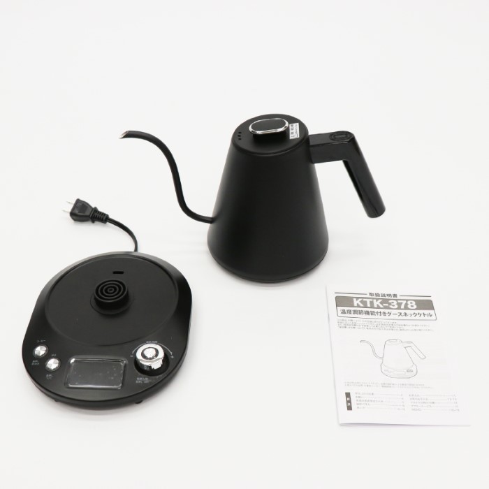 ヒロ・コーポレーション HIRO 温度調節機能付きグースネックケトル 1L