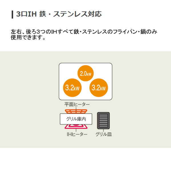 【京都市内限定/標準入替工事込み 商品+標準工事】ビルトインIHクッキングヒーター パナソニック Panasonic KZ-A1T6K ジェットブラックの画像