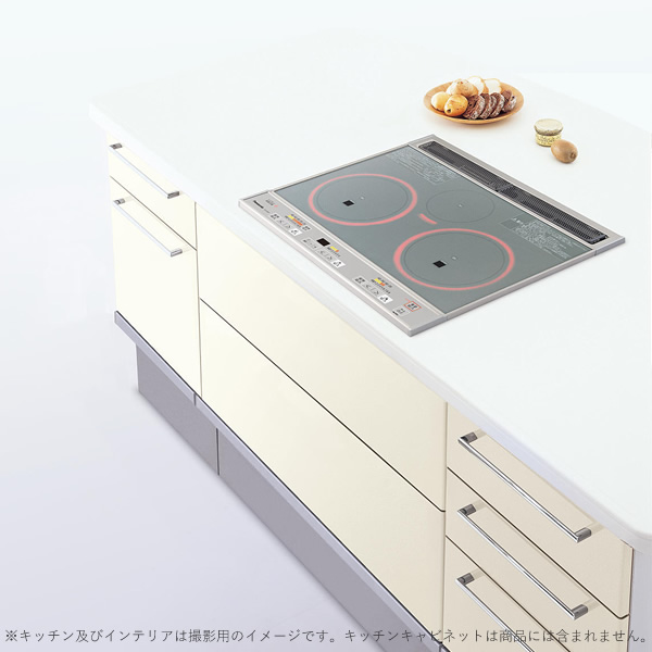 パナソニック Panasonic ビルトイン IHクッキングヒーター 3口IH うす型フラットタイプ 幅60cm 200V グリル無し KZ-XS30F | Panasonic | 03