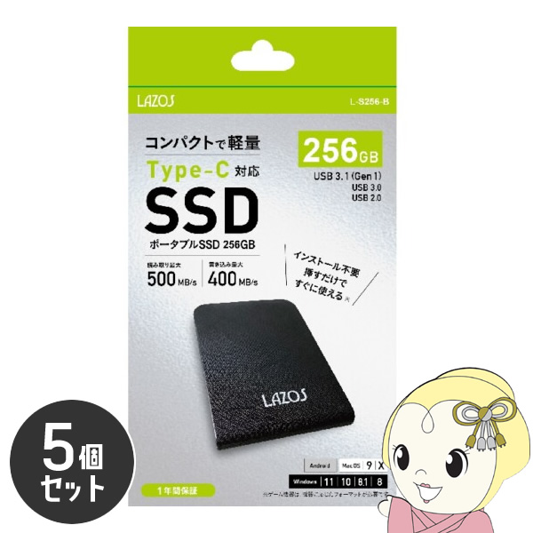 Lazos |[^uOtSSD 256GB 5Zbg L-S256-B
