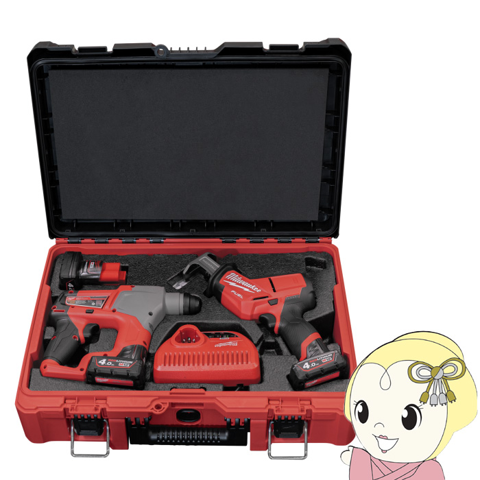 �~���E�H�[�L�[ M12 FUEL �p���[�p�b�N�i13mm SDS-PLUS�n���}�[�h�����A���V�v���\�[�j M12 FPP2BT-403P JP