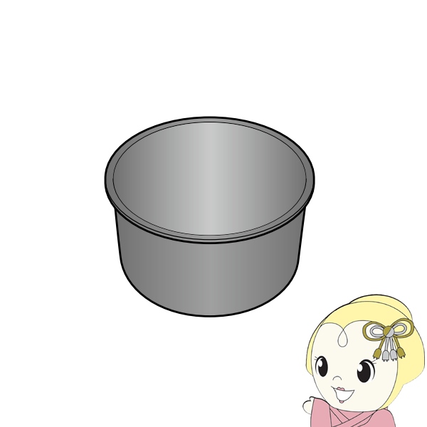 三菱電機 炊飯器用 内釜 3.5合炊き M15X34340 内なべ 内ナベ 内ガマ うち釜 三菱電機（MITSUBISHI ELECTRIC） 炊飯器用 内釜 3.5合炊き M15X34340