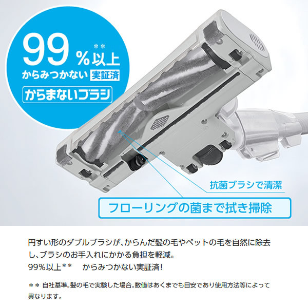 パナソニック プチサイクロン サイクロン式 掃除機 ホワイト MC-SR590K-W