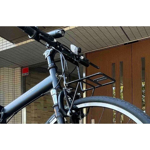 MYPALLAS 折りたたみ自転車 ホワイト/ブラック　引き取りor着払い MYPALLAS 自転車 折りたたみ クロスバイク 700C×28C 6段変速 LEDライト