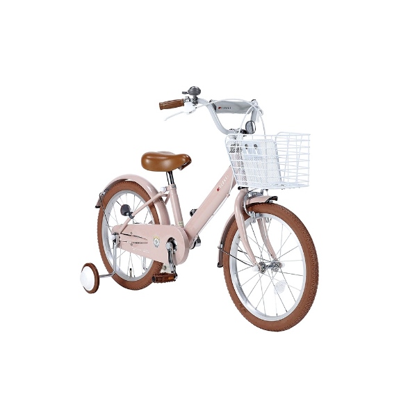 子供用自転車 18インチ 補助輪付き 泥除け付き 子ども MYPALLAS マイパラス おしゃれ かわいい MD-18-FM フラミンゴの画像