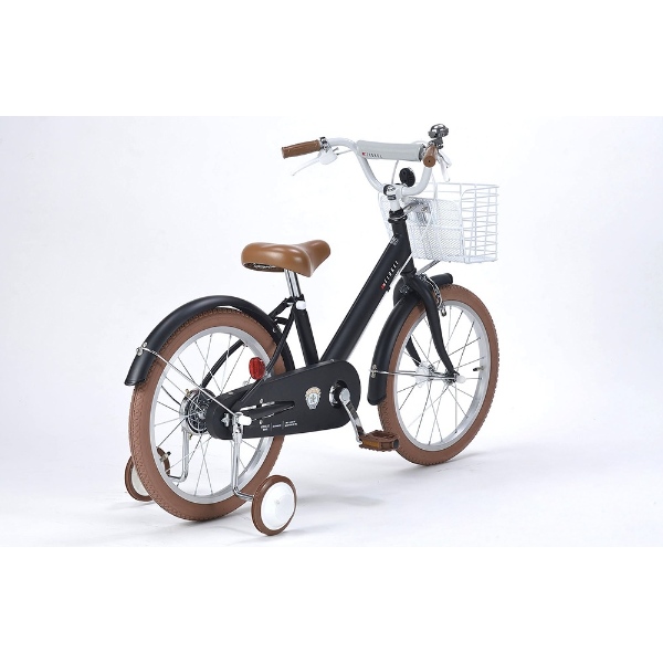 [予約 7月日以降]子供用自転車 18インチ 補助輪付き 泥除け付き 子ども MYPALLAS マイパラス おしゃれ MD-18-ST ストーンの画像
