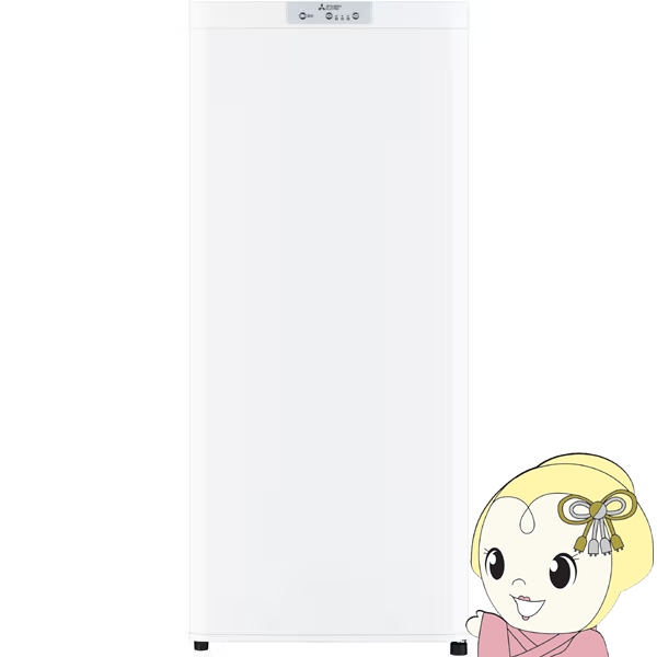 三菱　冷凍庫　MF-U12H(W) ホワイト [121L] 三菱電機 MF-U12H-W 1ドア冷凍庫 121L ホワイト MFU12HW【DD