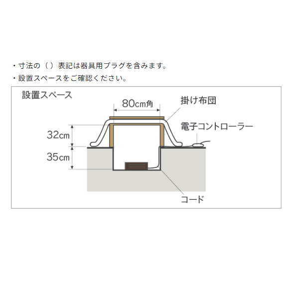 掘りこたつ用 ヒーターユニット メトロ電気工業 METRO MH-606RE(DB