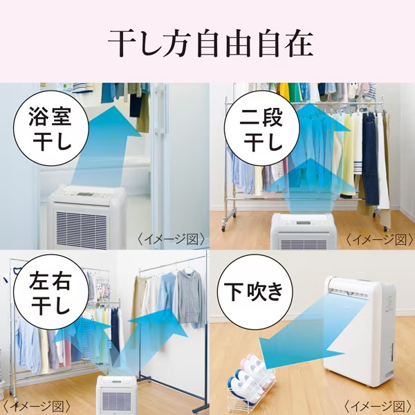 三菱電機（MITSUBISHI ELECTRIC） 衣類乾燥除湿機 MJ-M120ZX-W