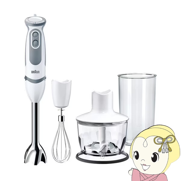 新品未開封　ブラウン　ハンドブレンダー Quick5V　MQ5235WH BRAUN（ブラウン） ハンドブレンダー マルチクイック 5 ヴァリオ