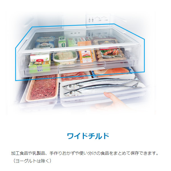 デザイン∪ 三菱電機 ぎおん - 通販 - PayPayモール 330L 3ドア冷蔵庫 ナチュラルホワイト MR-CG33GL-W らない