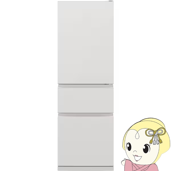 三菱ノンフロン冷凍冷蔵庫　MR-CX37J-W 2023年製 三菱ノンフロン冷凍冷蔵庫 MR-CX37J-W 2023年製 三菱電機 MR