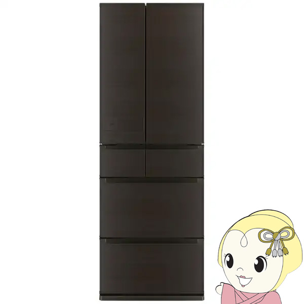 �①�Ɂy�ݒu���z�O�H�d�@ JM�V���[�Y ��65cm 540L 6�h�A �ω��J���^�C�v ���C�����E�b�h MR-JM54N-M