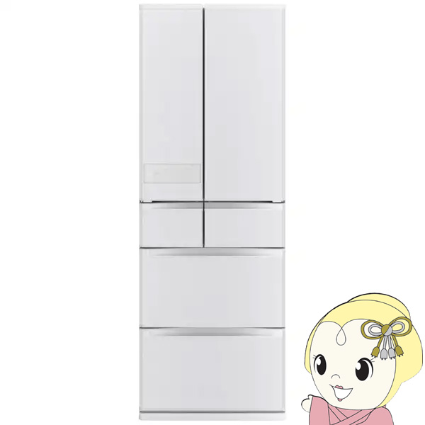 �①�Ɂy�ݒu���z�O�H�d�@ JW�V���[�Y ��65cm 495L 6�h�A �ω��J���^�C�v �V���N�E�b�h MR-JW50N-W